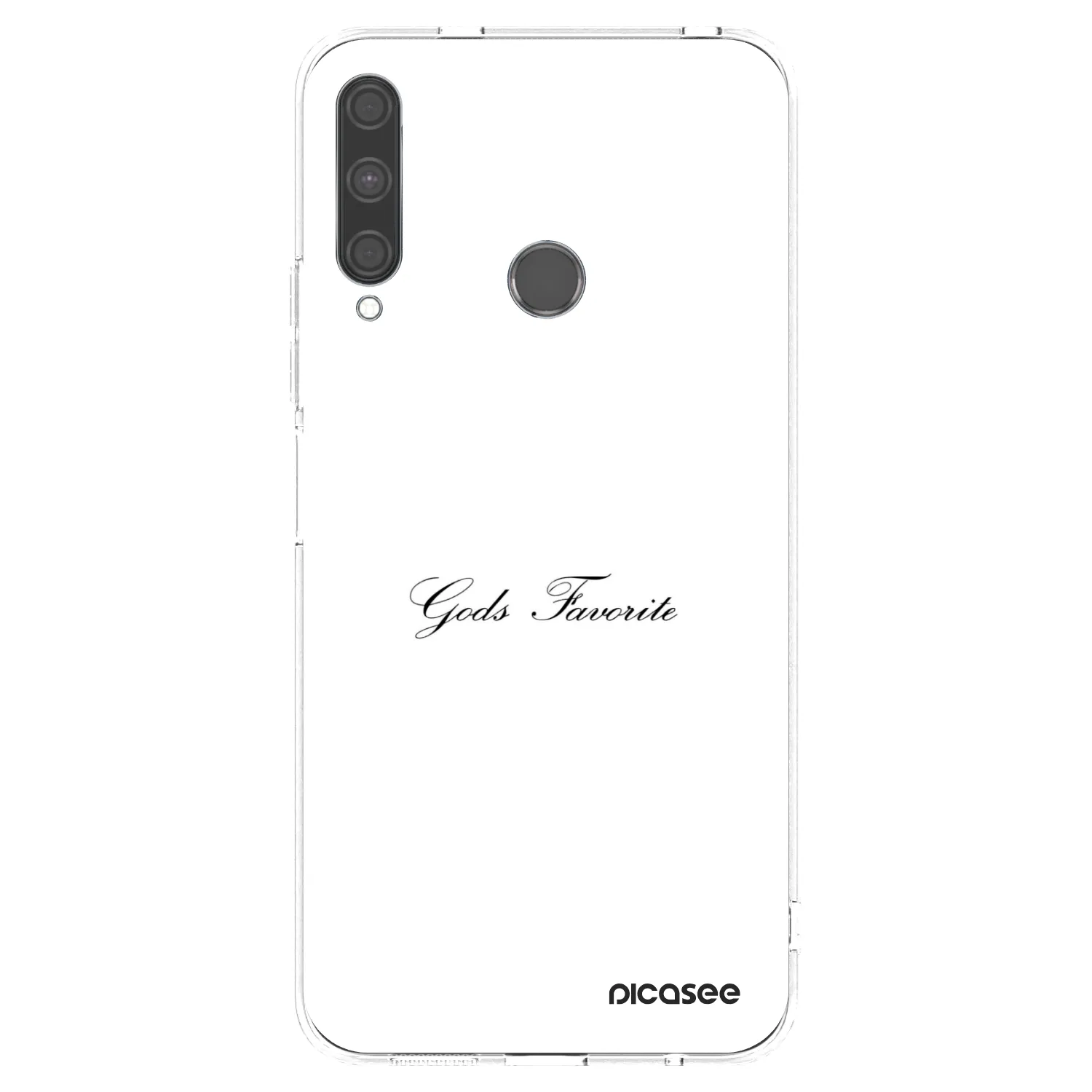 Picasee átlátszó szilikon tok az alábbi mobiltelefonokra Huawei P40 Lite E - Gods Favorite