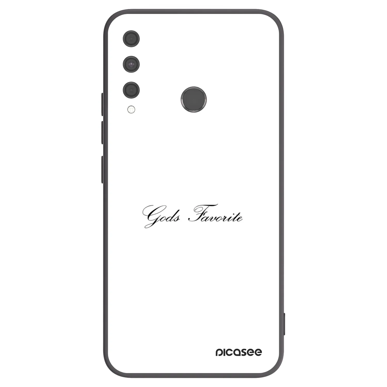 Picasee fekete szilikon tok az alábbi mobiltelefonokra Huawei P40 Lite E - Gods Favorite