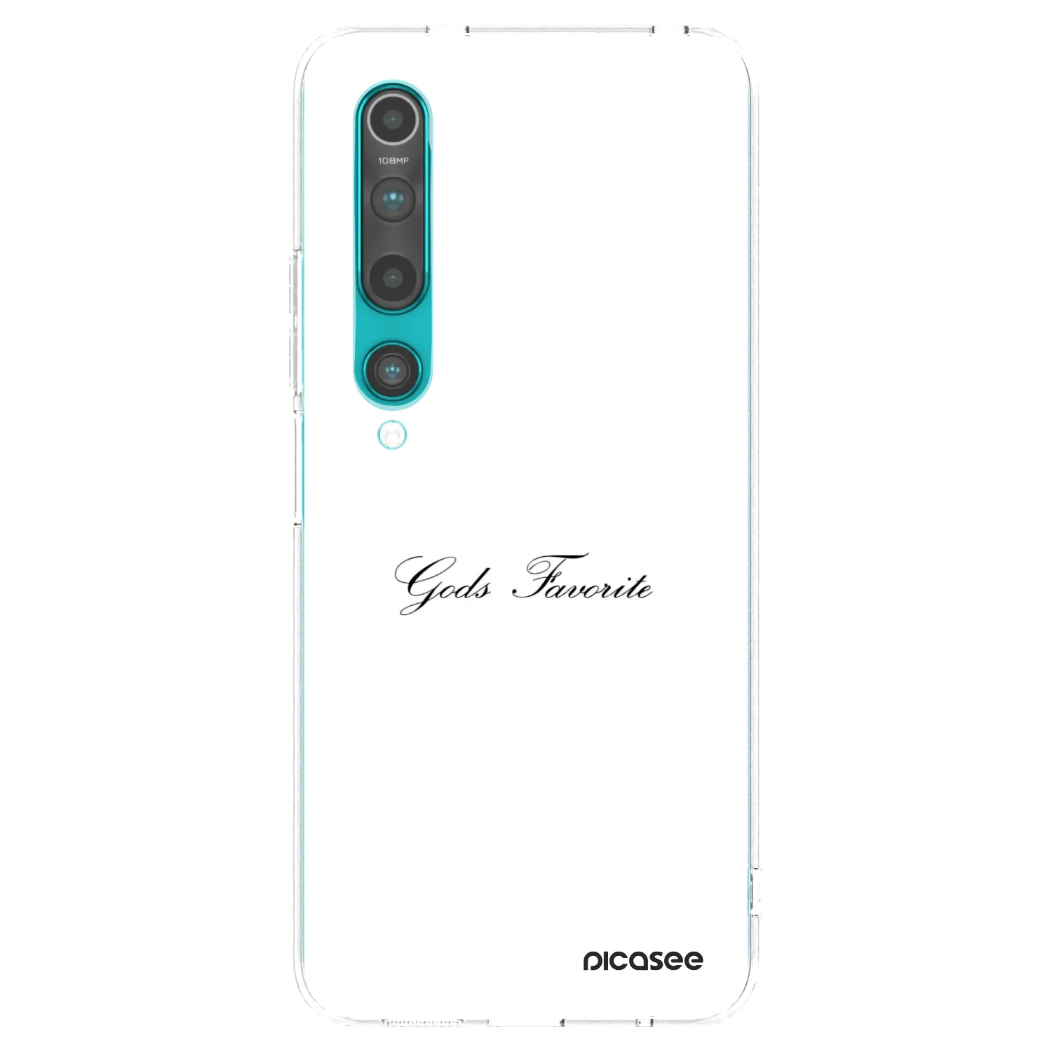 Picasee átlátszó szilikon tok az alábbi mobiltelefonokra Xiaomi Mi 10 - Gods Favorite