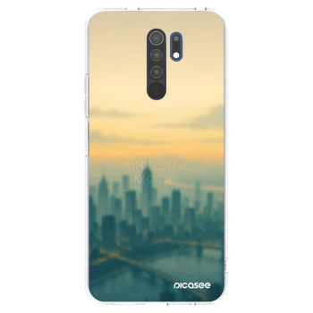 Picasee átlátszó szilikon tok az alábbi mobiltelefonokra Xiaomi Redmi 9 - Airplane mode