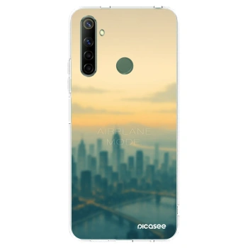 Picasee átlátszó szilikon tok az alábbi mobiltelefonokra Realme 6i - Airplane mode