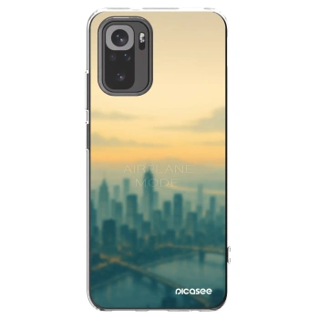Picasee átlátszó szilikon tok az alábbi mobiltelefonokra Xiaomi Redmi Note 10 - Airplane mode