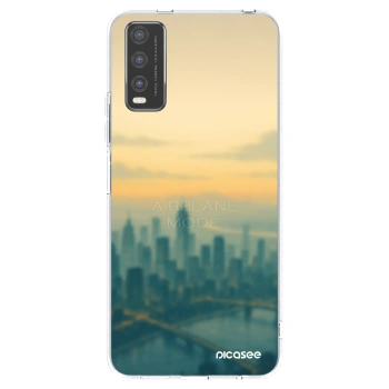Picasee átlátszó szilikon tok az alábbi mobiltelefonokra Vivo Y20s - Airplane mode