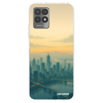 Picasee átlátszó szilikon tok az alábbi mobiltelefonokra Realme 8i - Airplane mode