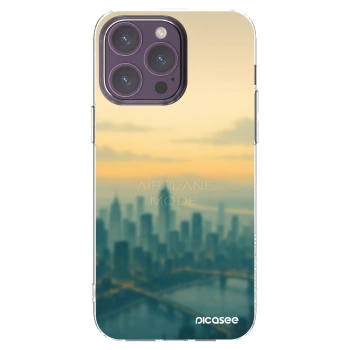 Picasee átlátszó szilikon tok az alábbi mobiltelefonokra Apple iPhone 14 Pro Max - Airplane mode