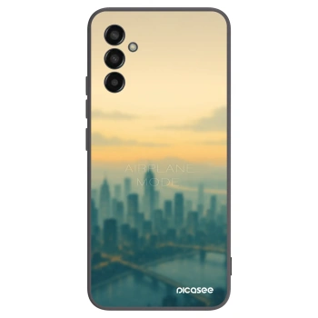 Picasee fekete szilikon tok az alábbi mobiltelefonokra Samsung Galaxy M13 M135F - Airplane mode