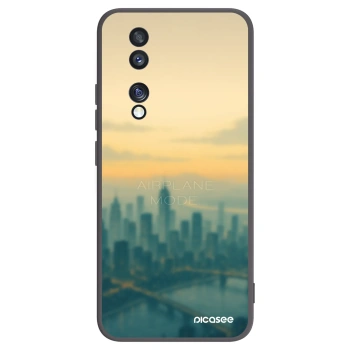 Picasee fekete szilikon tok az alábbi mobiltelefonokra Honor 70 - Airplane mode