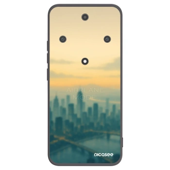 Picasee fekete szilikon tok az alábbi mobiltelefonokra Honor Magic5 Lite 5G - Airplane mode
