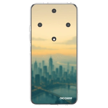 Picasee átlátszó szilikon tok az alábbi mobiltelefonokra Honor Magic5 Lite 5G - Airplane mode