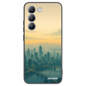 Picasee fekete szilikon tok az alábbi mobiltelefonokra Vivo V40 SE 5G - Airplane mode
