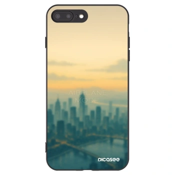 Picasee fekete szilikon tok az alábbi mobiltelefonokra Apple iPhone 8 Plus - Airplane mode