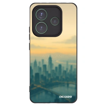 Picasee fekete szilikon tok az alábbi mobiltelefonokra Xiaomi Redmi Note 14 5G - Airplane mode