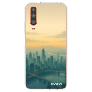 Picasee átlátszó szilikon tok az alábbi mobiltelefonokra Huawei P30 - Airplane mode