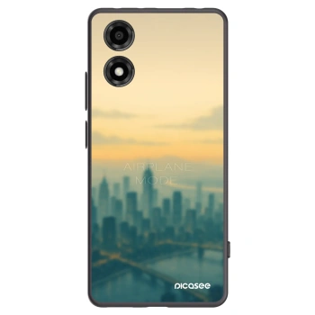 Picasee fekete szilikon tok az alábbi mobiltelefonokra Motorola Moto E14 - Airplane mode