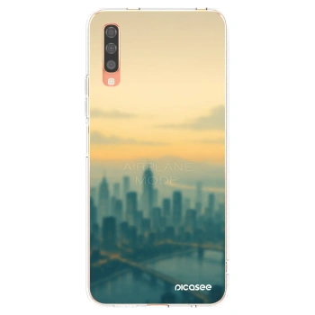 Picasee átlátszó szilikon tok az alábbi mobiltelefonokra Samsung Galaxy A70 A705F - Airplane mode