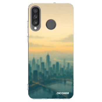 Picasee átlátszó szilikon tok az alábbi mobiltelefonokra Huawei P30 Lite - Airplane mode
