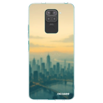 Picasee fekete szilikon tok az alábbi mobiltelefonokra Xiaomi Redmi Note 9 - Airplane mode