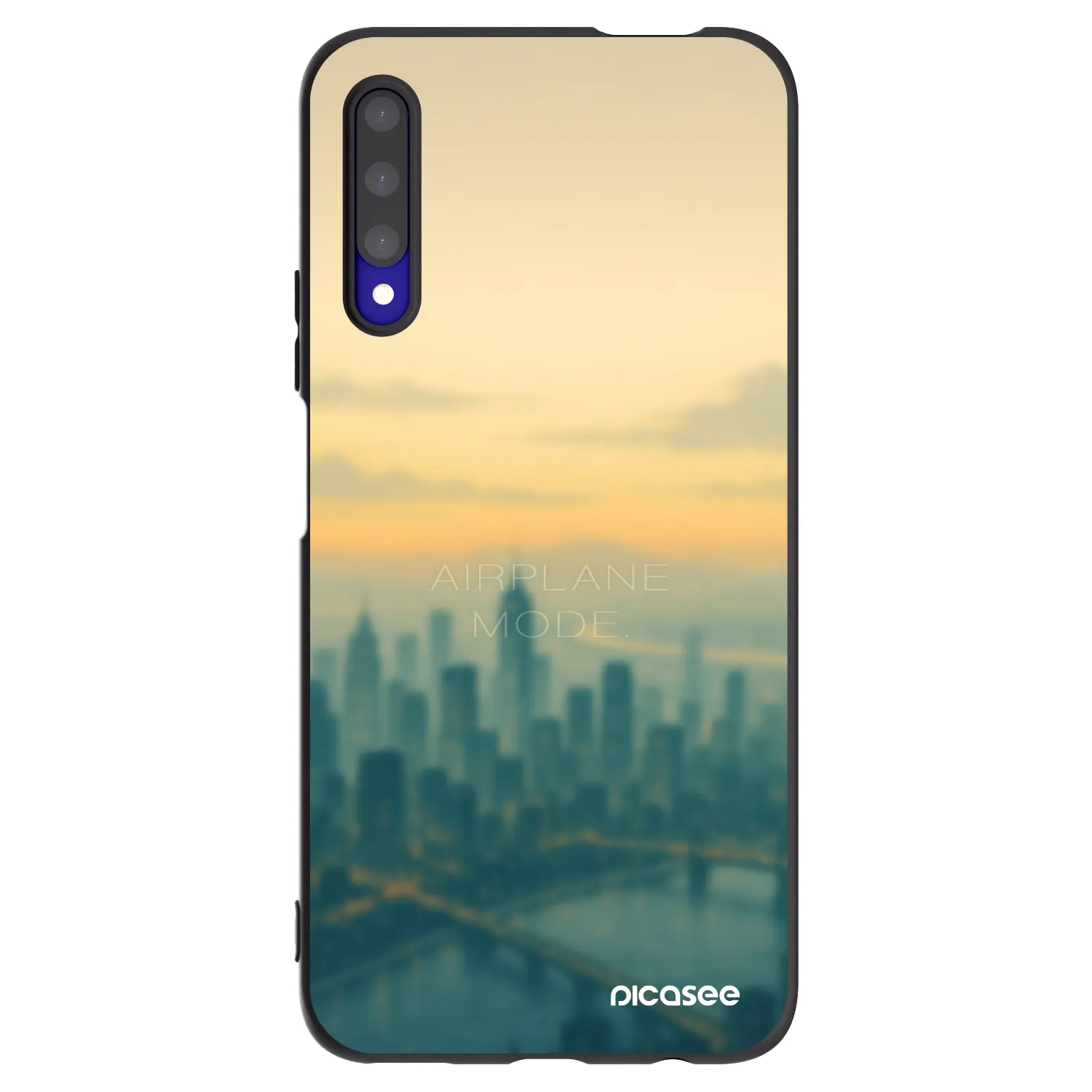 Picasee fekete szilikon tok az alábbi mobiltelefonokra Honor 9X Pro - Airplane mode
