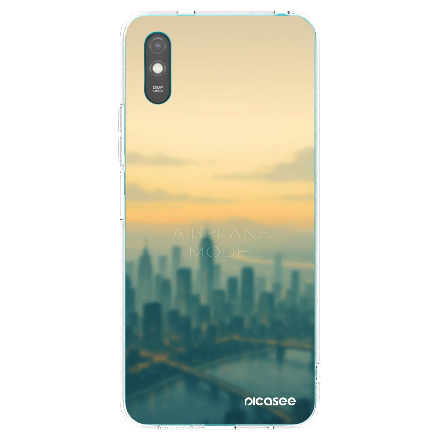 Picasee átlátszó szilikon tok az alábbi mobiltelefonokra Xiaomi Redmi 9A - Airplane mode