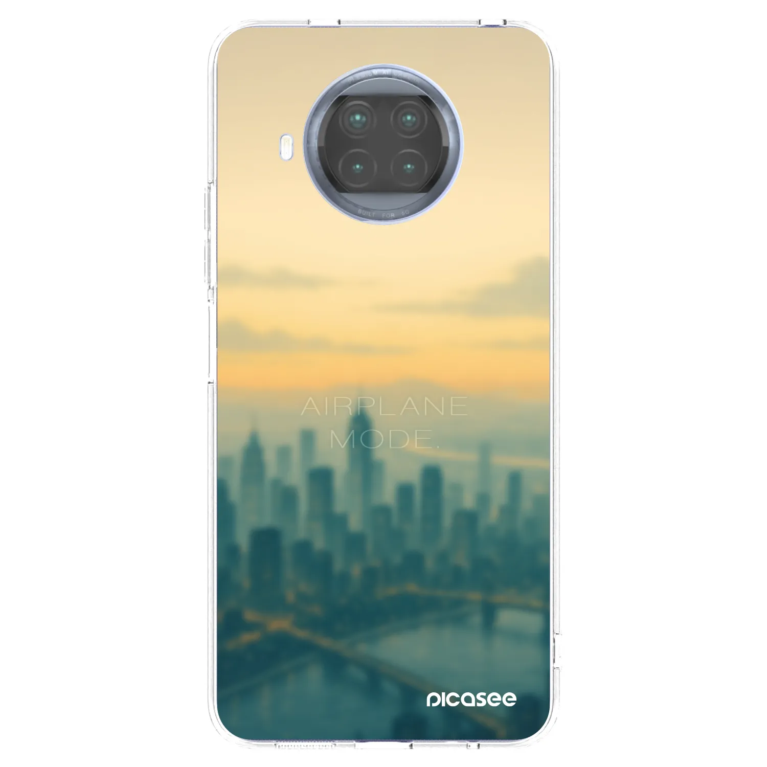 Picasee átlátszó szilikon tok az alábbi mobiltelefonokra Xiaomi Mi 10T Lite - Airplane mode