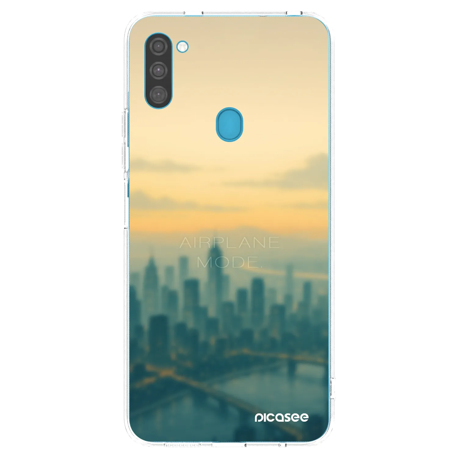 Picasee átlátszó szilikon tok az alábbi mobiltelefonokra Samsung Galaxy M11 - Airplane mode