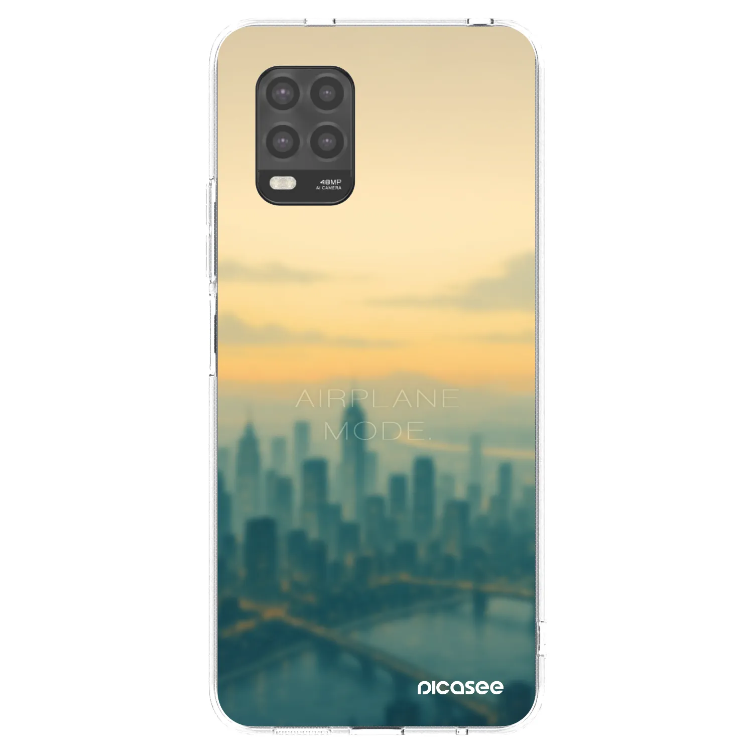 Picasee átlátszó szilikon tok az alábbi mobiltelefonokra Xiaomi Mi 10 Lite - Airplane mode