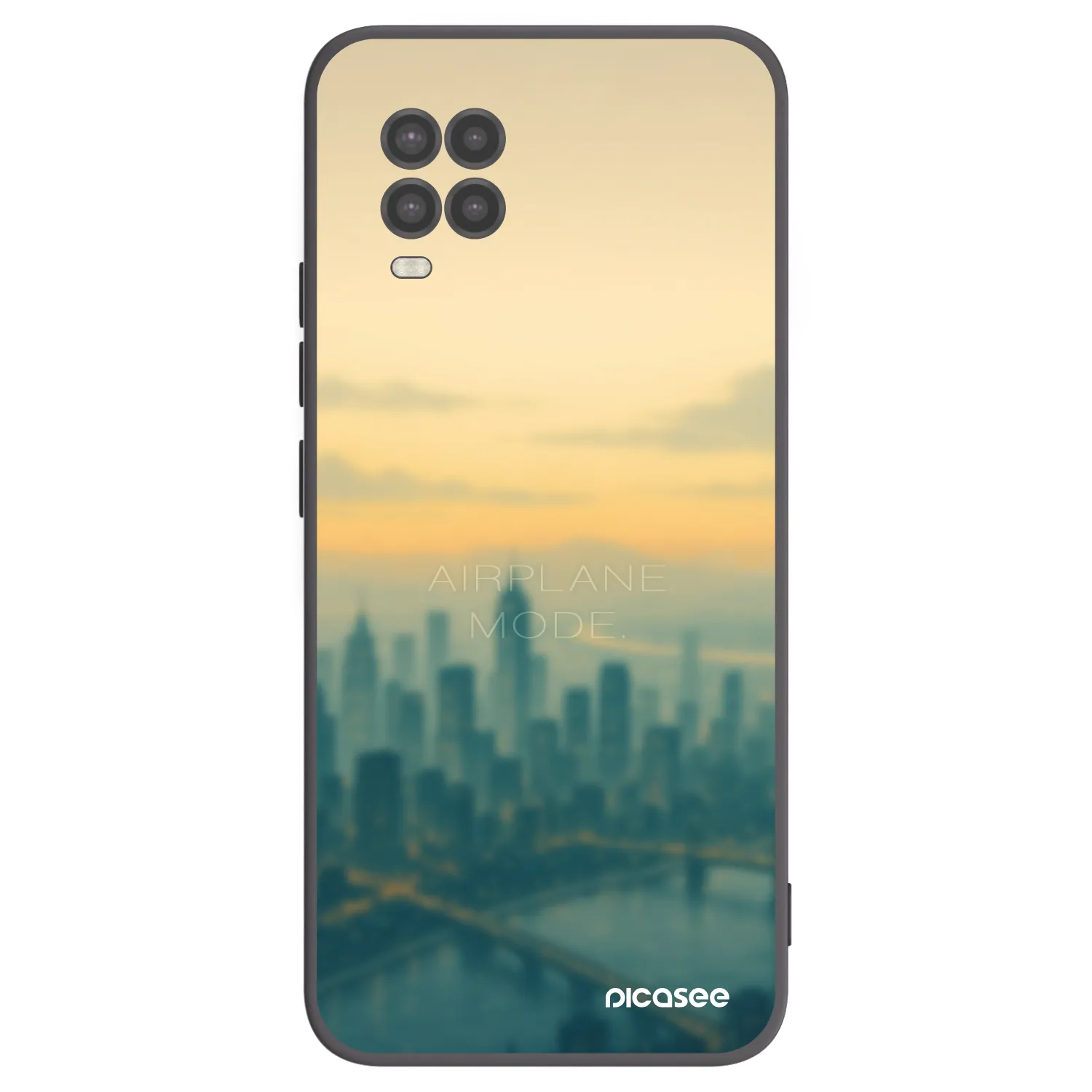 Picasee fekete szilikon tok az alábbi mobiltelefonokra Xiaomi Mi 10 Lite - Airplane mode