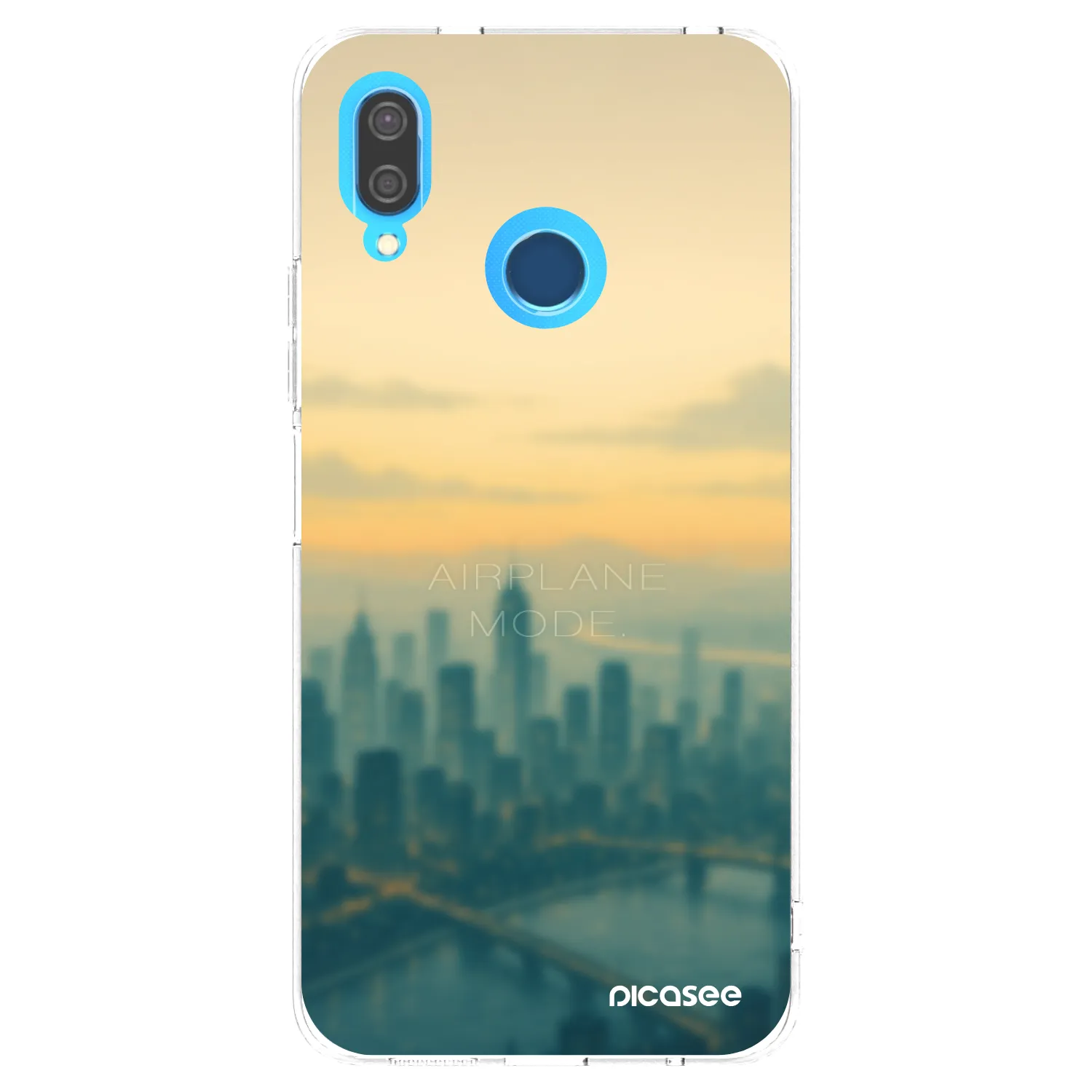 Picasee átlátszó szilikon tok az alábbi mobiltelefonokra Huawei P20 Lite - Airplane mode