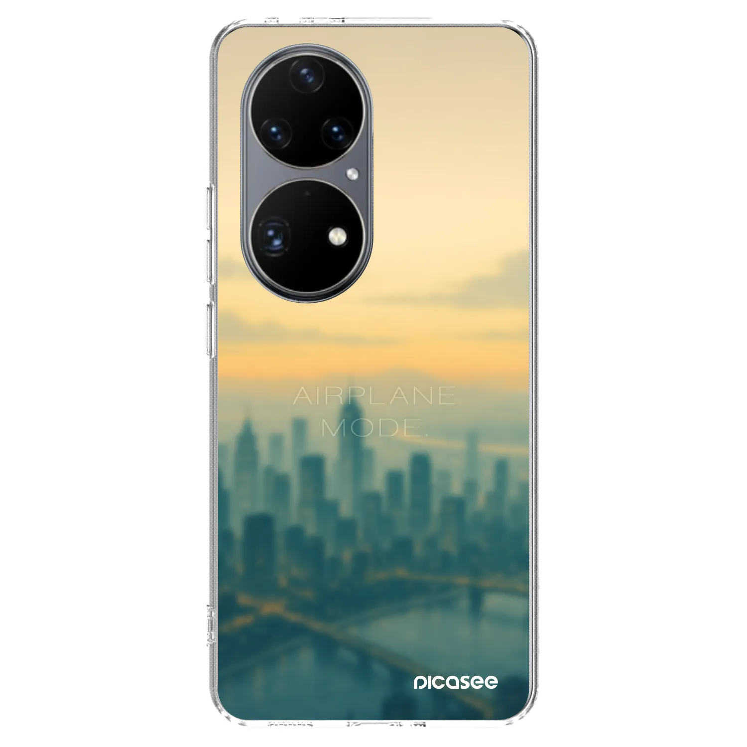 Picasee átlátszó szilikon tok az alábbi mobiltelefonokra Huawei P50 - Airplane mode