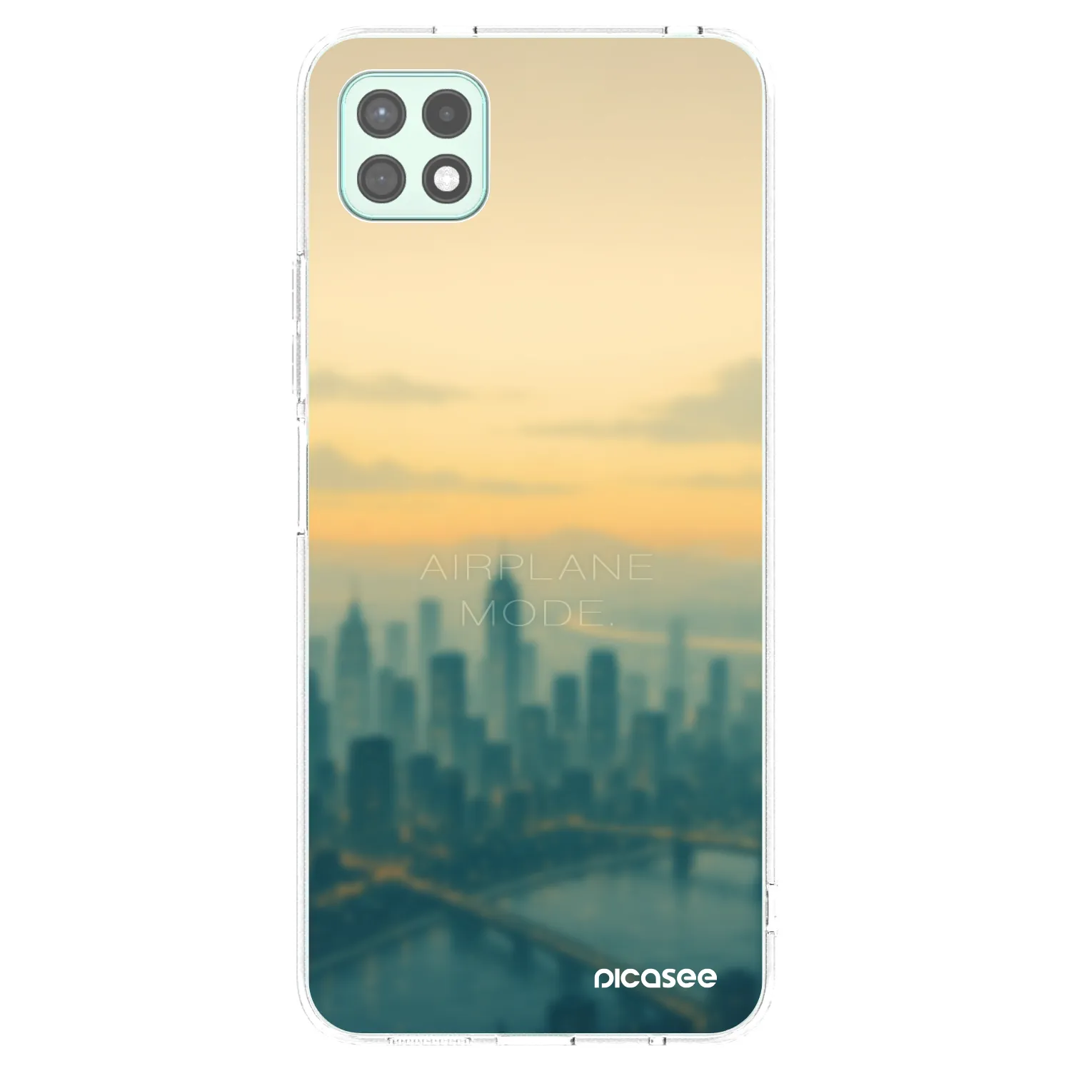 Picasee átlátszó szilikon tok az alábbi mobiltelefonokra Samsung Galaxy A22 A226B 5G - Airplane mode