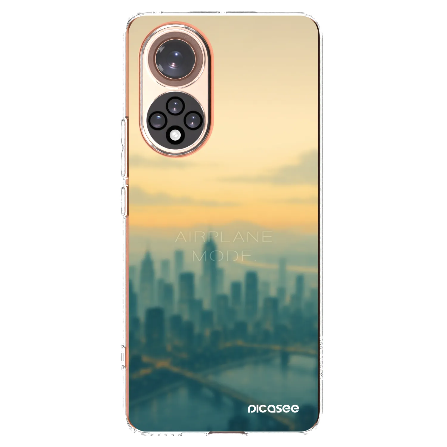 Picasee átlátszó szilikon tok az alábbi mobiltelefonokra Honor 50 5G - Airplane mode