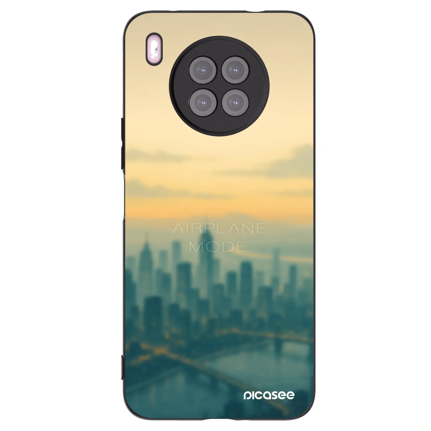Picasee fekete szilikon tok az alábbi mobiltelefonokra Huawei Nova 8i - Airplane mode