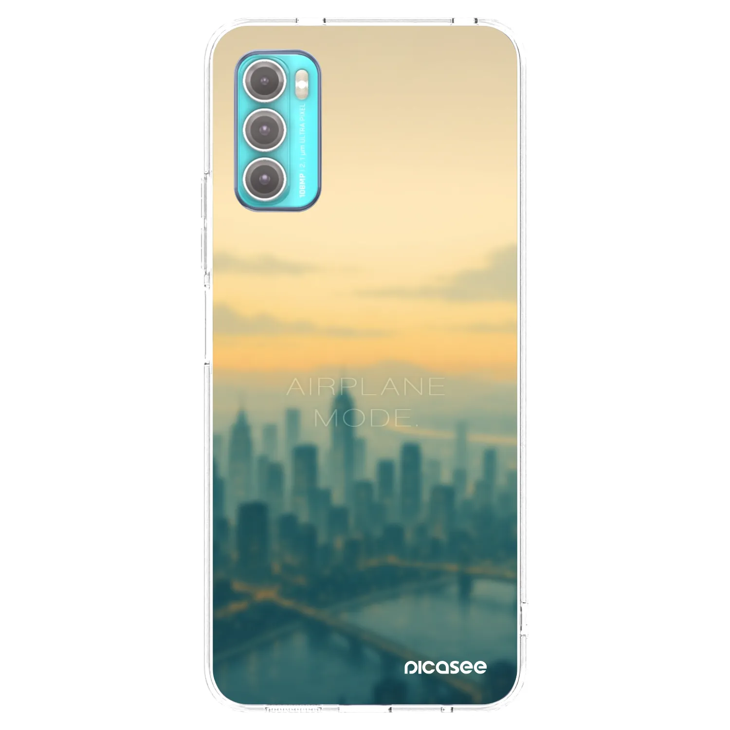 Picasee átlátszó szilikon tok az alábbi mobiltelefonokra Motorola Moto G60 - Airplane mode