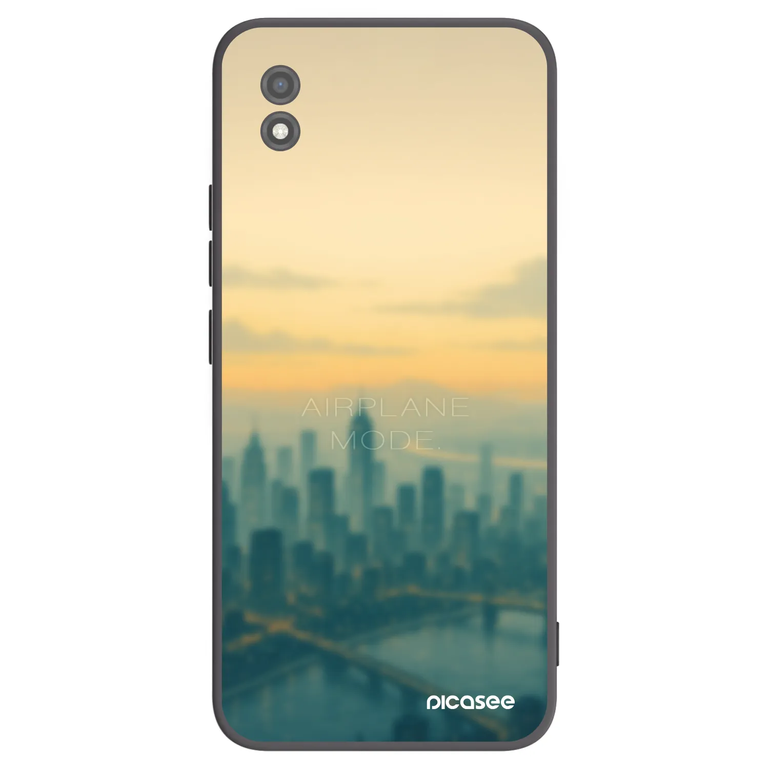 Picasee fekete szilikon tok az alábbi mobiltelefonokra Realme C11 (2021) - Airplane mode