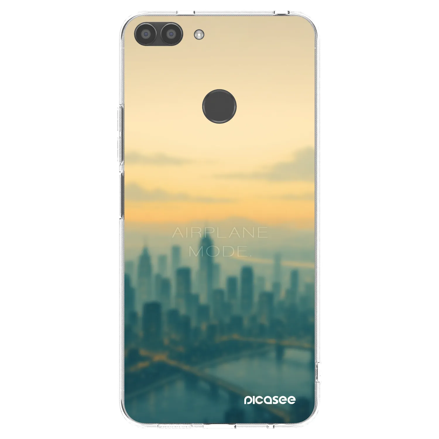 Picasee átlátszó szilikon tok az alábbi mobiltelefonokra Huawei P Smart - Airplane mode