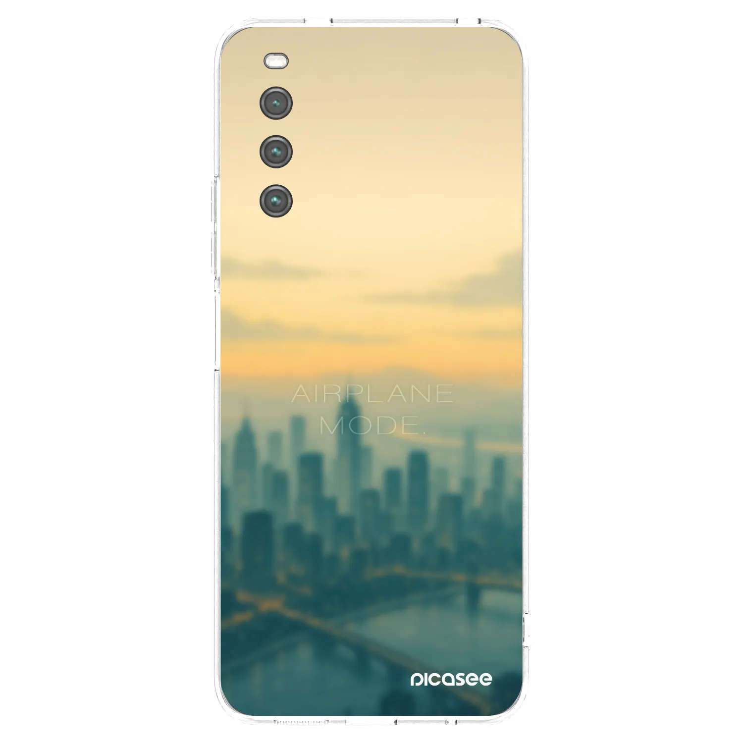 Picasee átlátszó szilikon tok az alábbi mobiltelefonokra Sony Xperia 10 IV 5G - Airplane mode