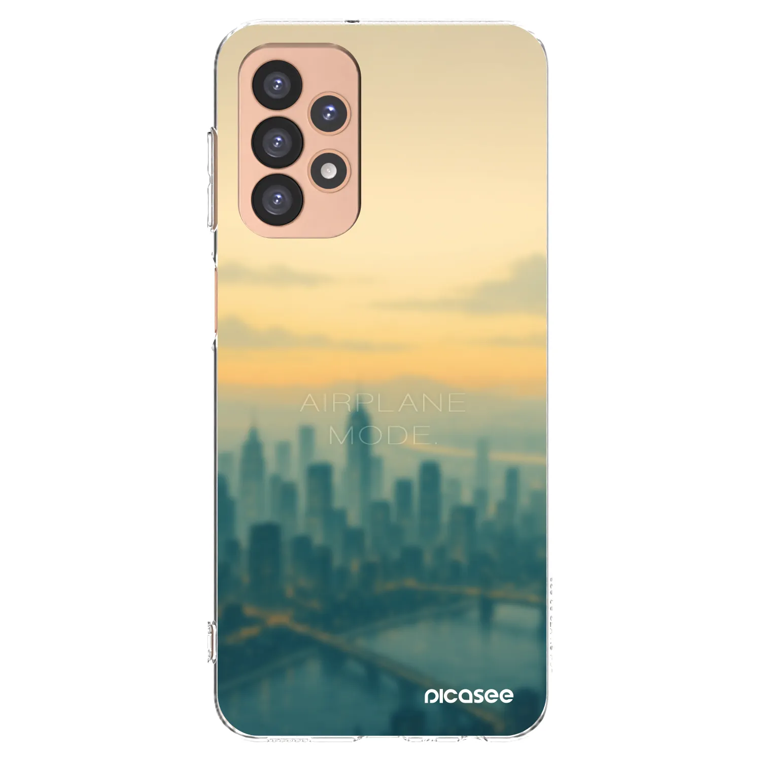 Picasee átlátszó szilikon tok az alábbi mobiltelefonokra Samsung Galaxy A23 A236B 5G - Airplane mode