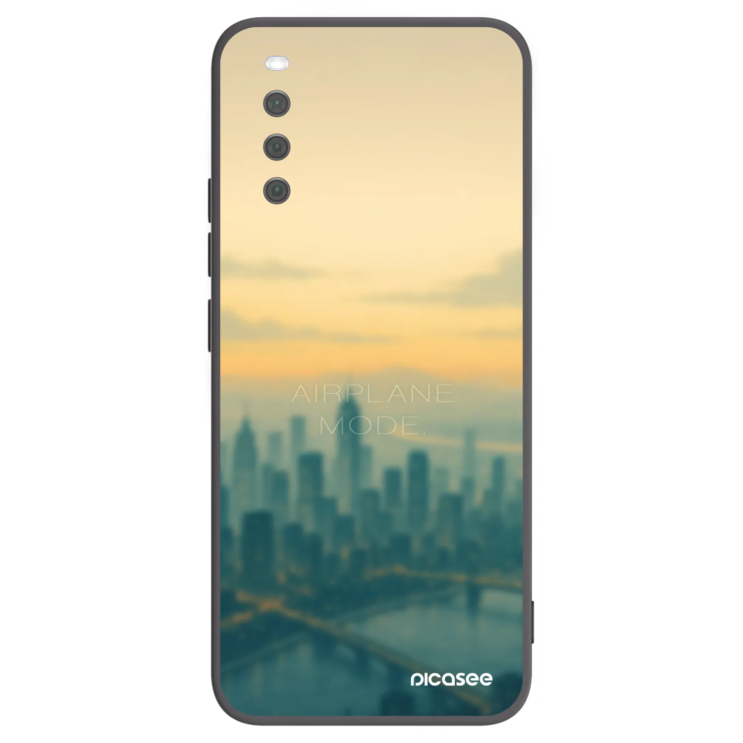 Picasee fekete szilikon tok az alábbi mobiltelefonokra Sony Xperia 10 III - Airplane mode