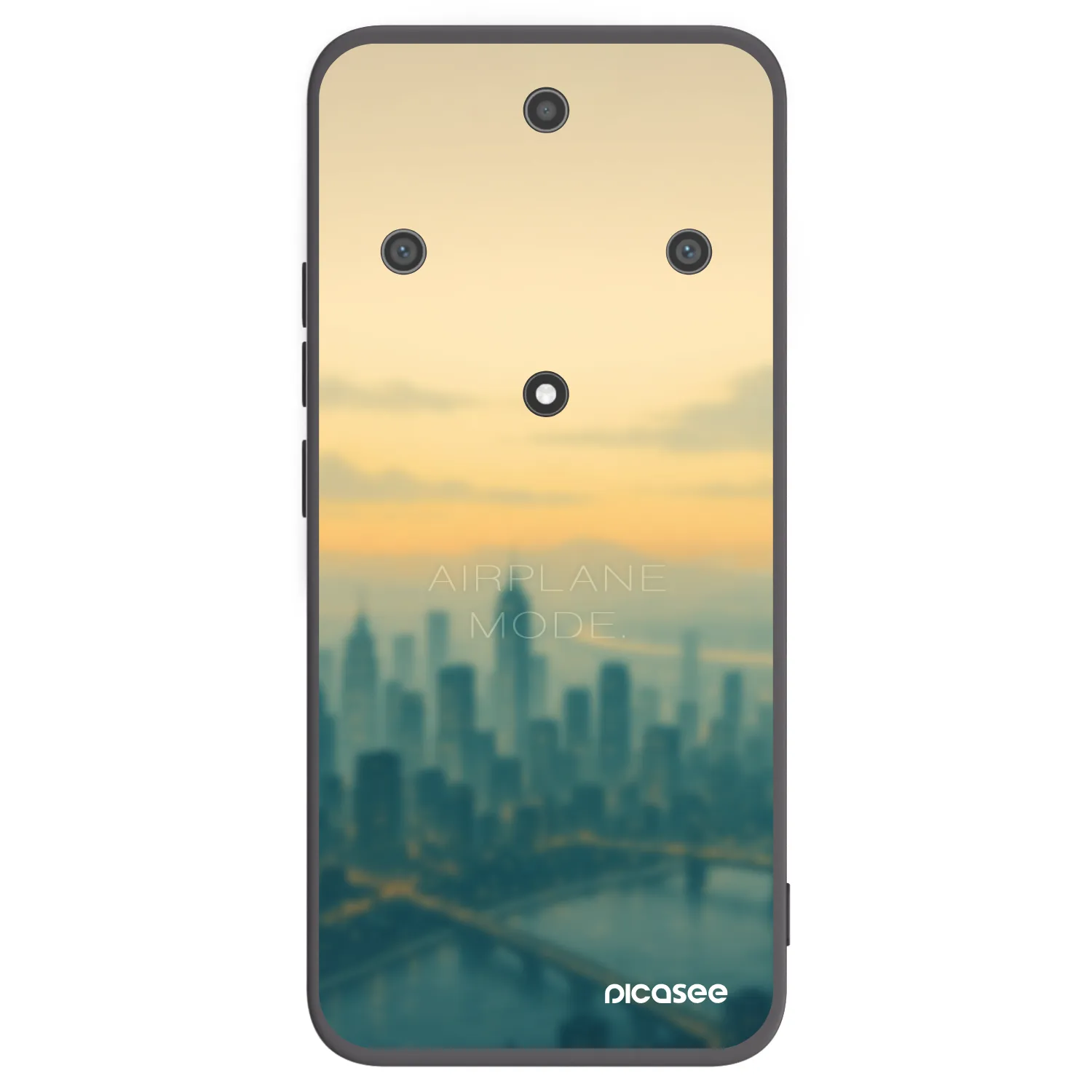 Picasee fekete szilikon tok az alábbi mobiltelefonokra Honor Magic5 Lite 5G - Airplane mode