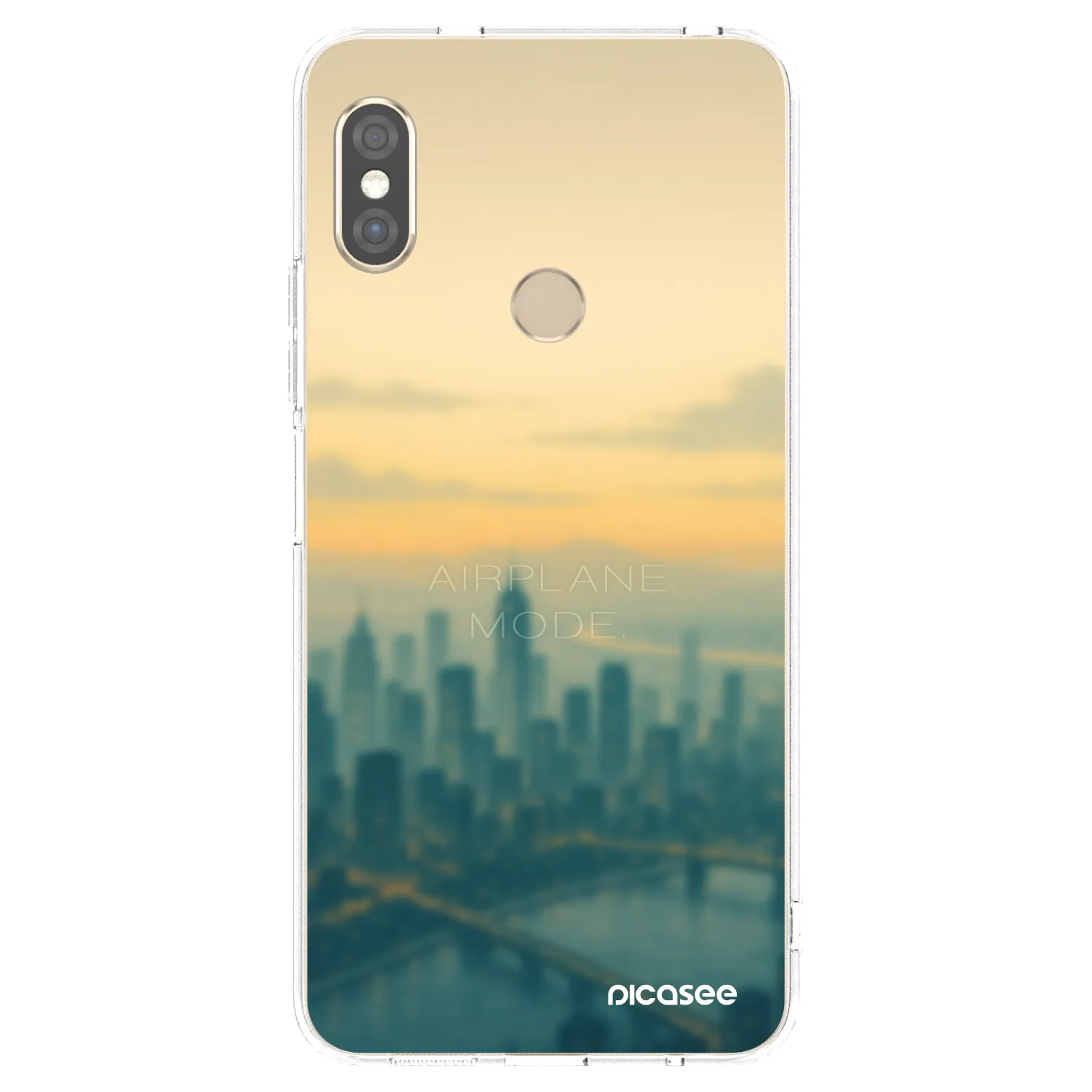 Picasee átlátszó szilikon tok az alábbi mobiltelefonokra Xiaomi Redmi Note 5 Global - Airplane mode