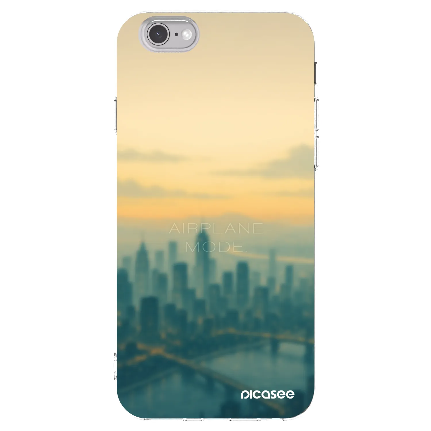 Picasee átlátszó szilikon tok az alábbi mobiltelefonokra Apple iPhone 6/6S - Airplane mode