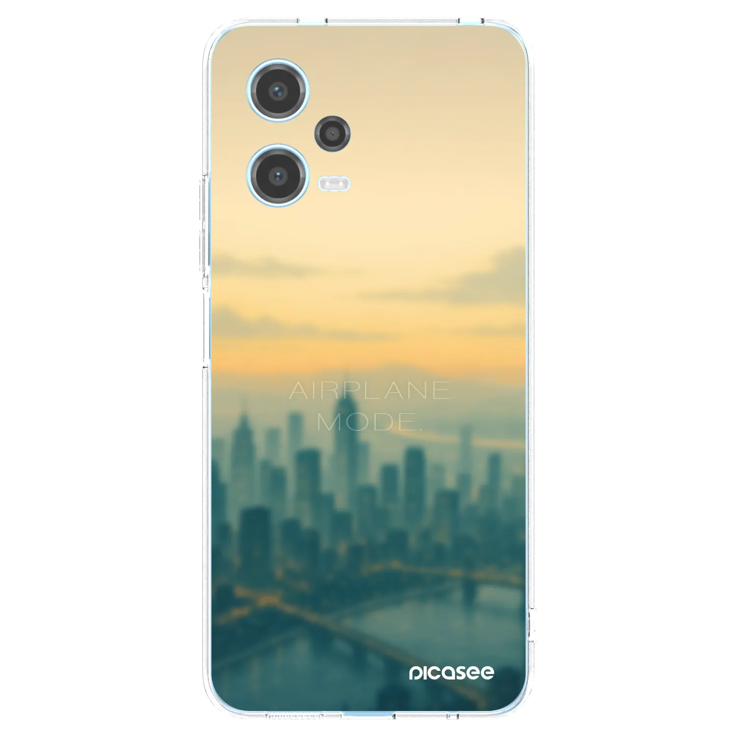 Picasee átlátszó szilikon tok az alábbi mobiltelefonokra Xiaomi Redmi Note 12 5G - Airplane mode