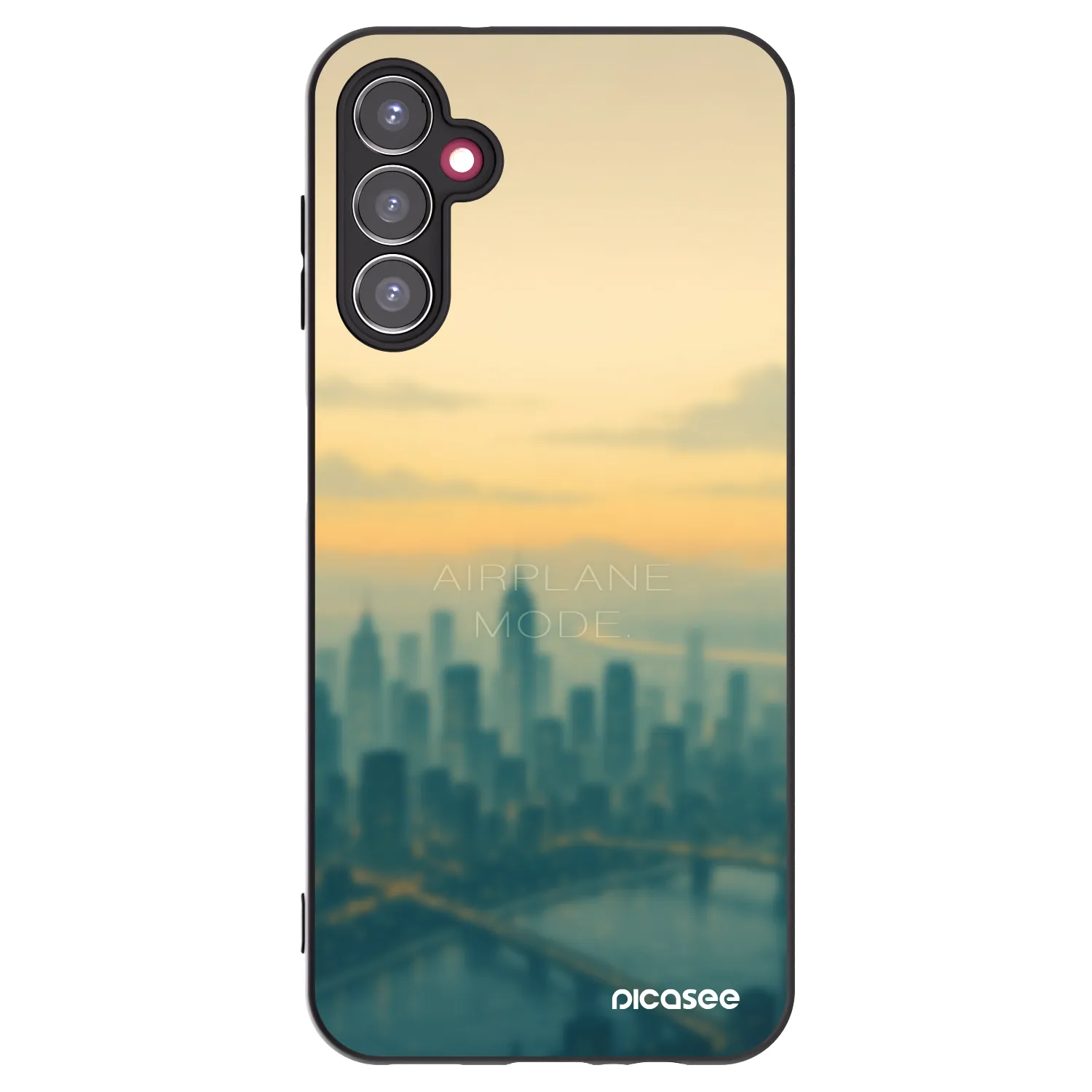Picasee fekete szilikon tok az alábbi mobiltelefonokra Samsung Galaxy A14 4G A145R - Airplane mode