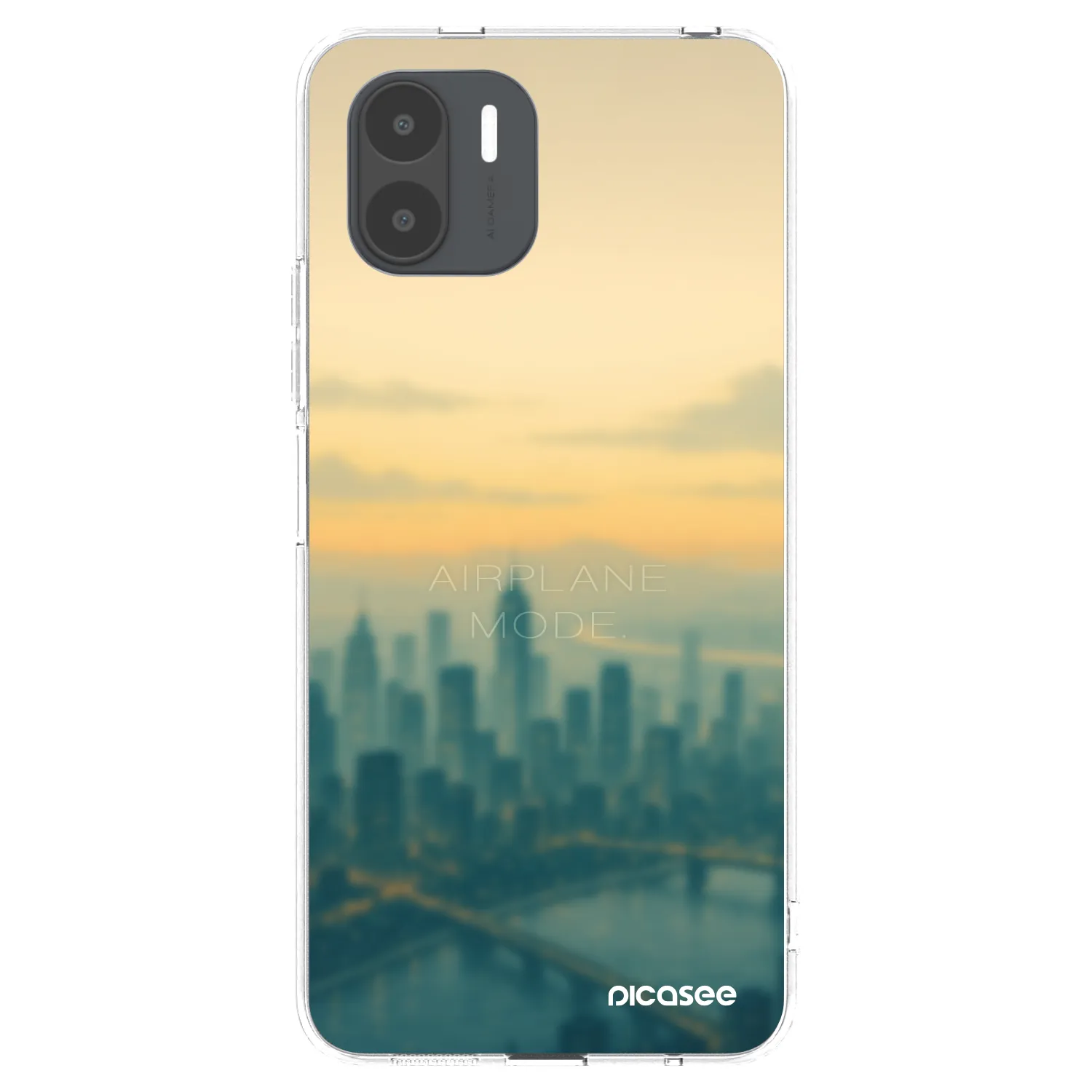 Picasee átlátszó szilikon tok az alábbi mobiltelefonokra Xiaomi Redmi A2 - Airplane mode