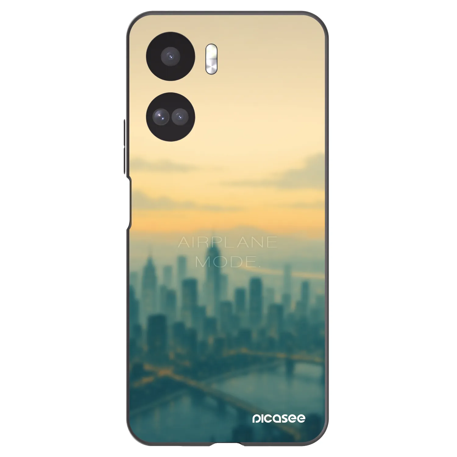 Picasee fekete szilikon tok az alábbi mobiltelefonokra Honor 90 Lite 5G - Airplane mode