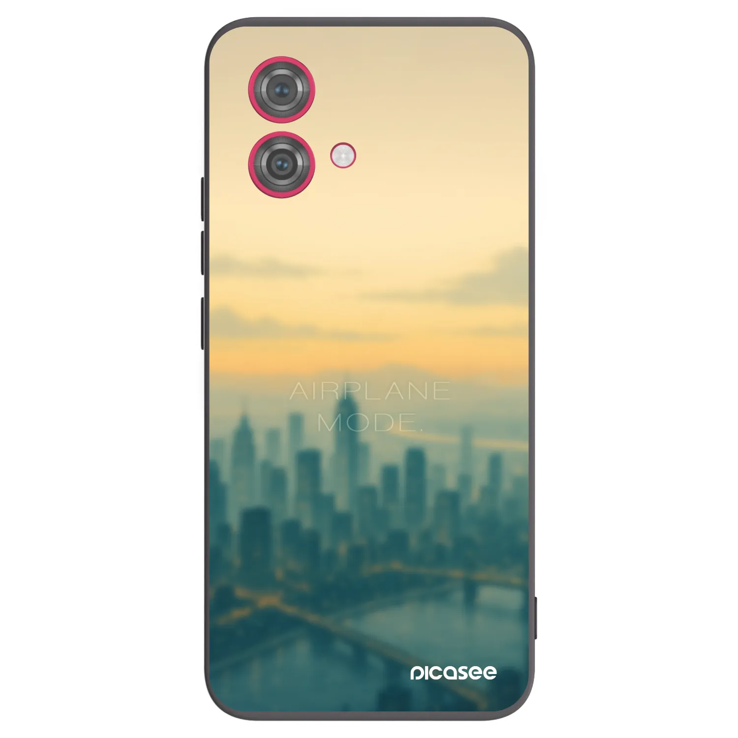 Picasee fekete szilikon tok az alábbi mobiltelefonokra Motorola Moto G84 5G - Airplane mode