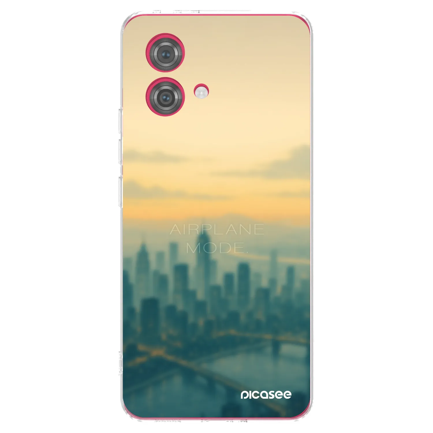 Picasee átlátszó szilikon tok az alábbi mobiltelefonokra Motorola Moto G84 5G - Airplane mode