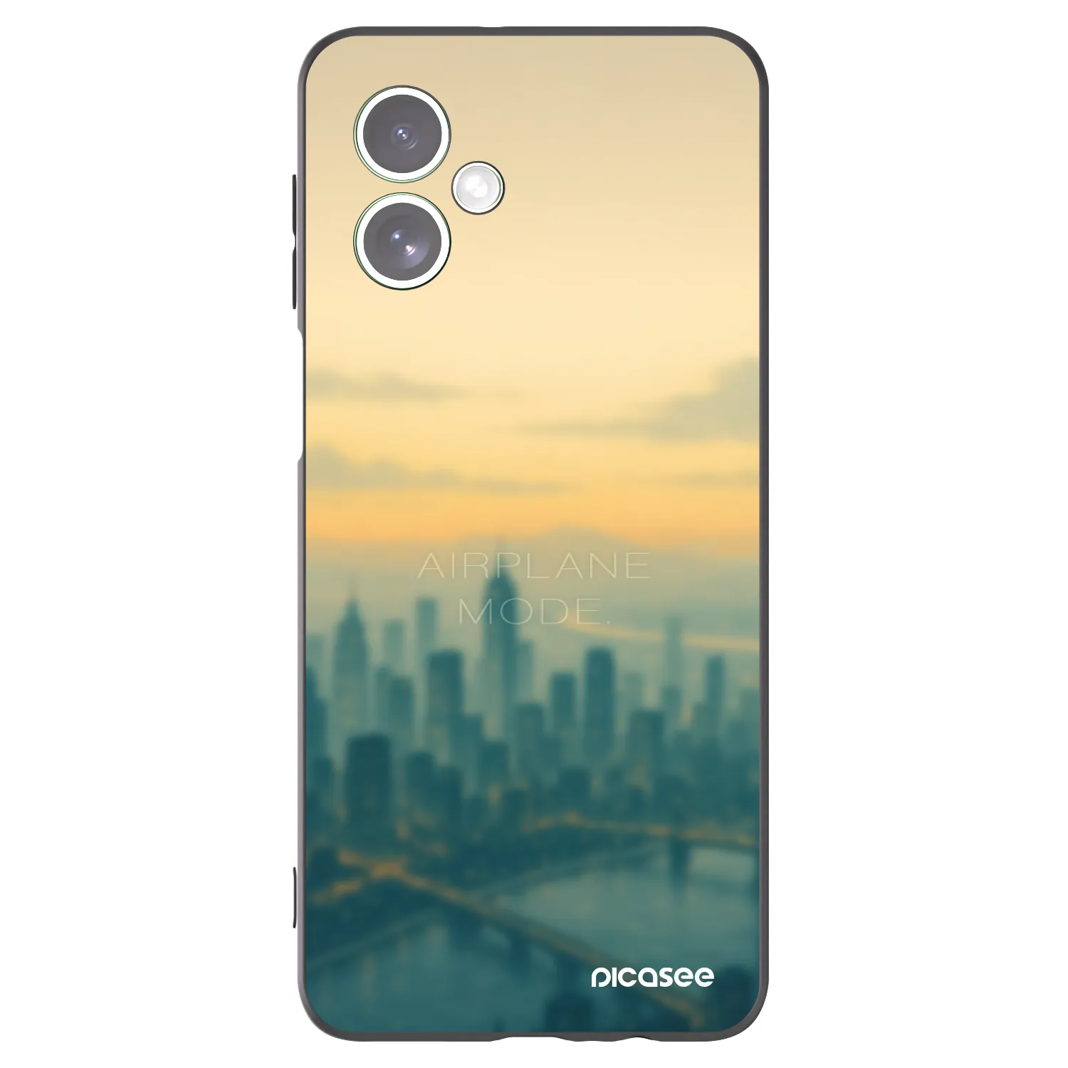 Picasee fekete szilikon tok az alábbi mobiltelefonokra Motorola Moto G54 5G - Airplane mode