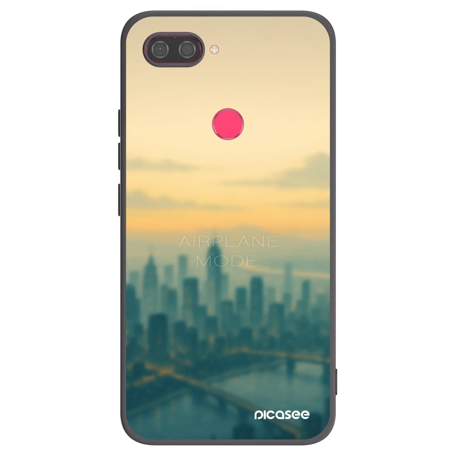 Picasee fekete szilikon tok az alábbi mobiltelefonokra Xiaomi Mi 8 Lite - Airplane mode