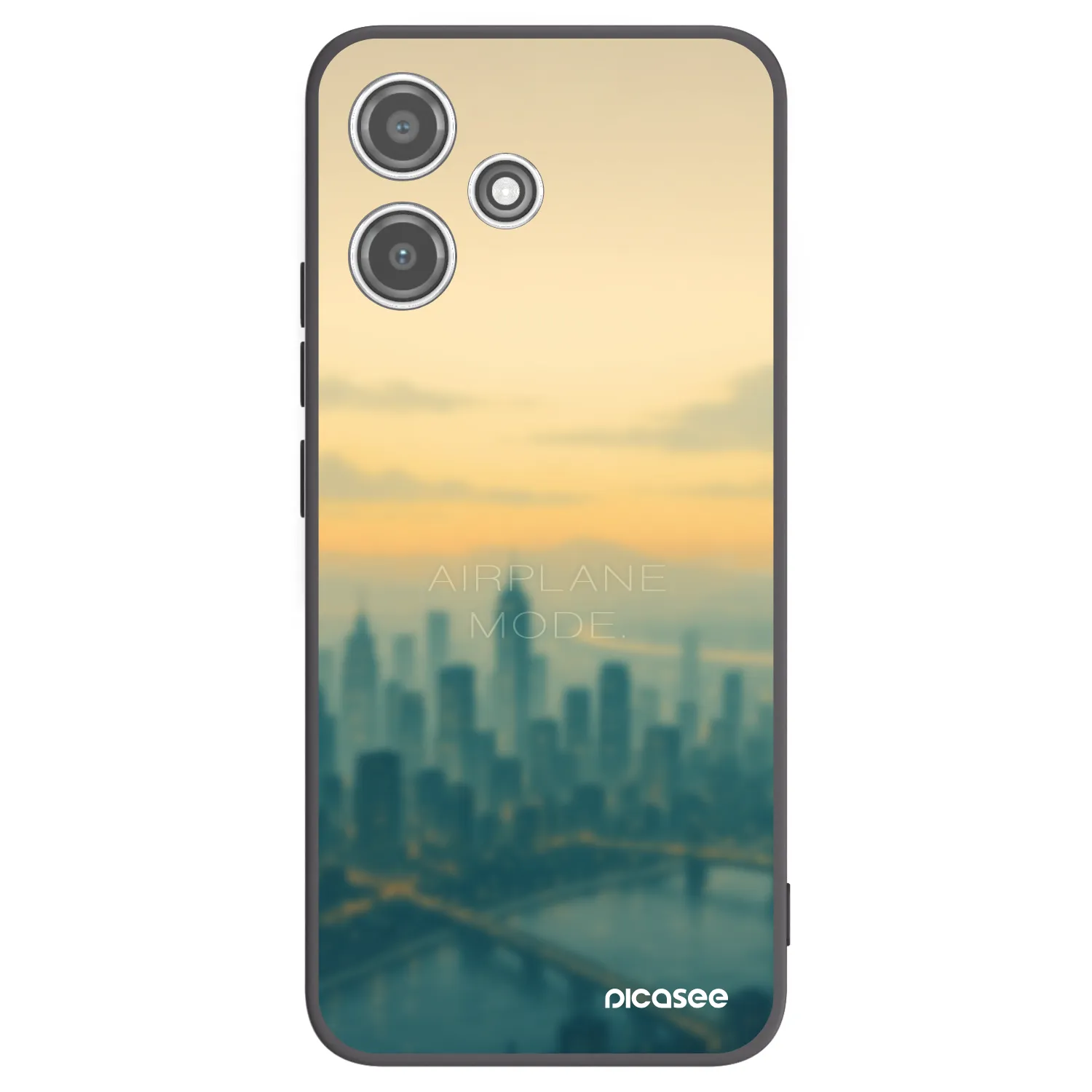Picasee fekete szilikon tok az alábbi mobiltelefonokra Xiaomi Redmi 12 5G - Airplane mode